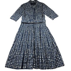 Samantha Sung Belted Cotton Dress, 6